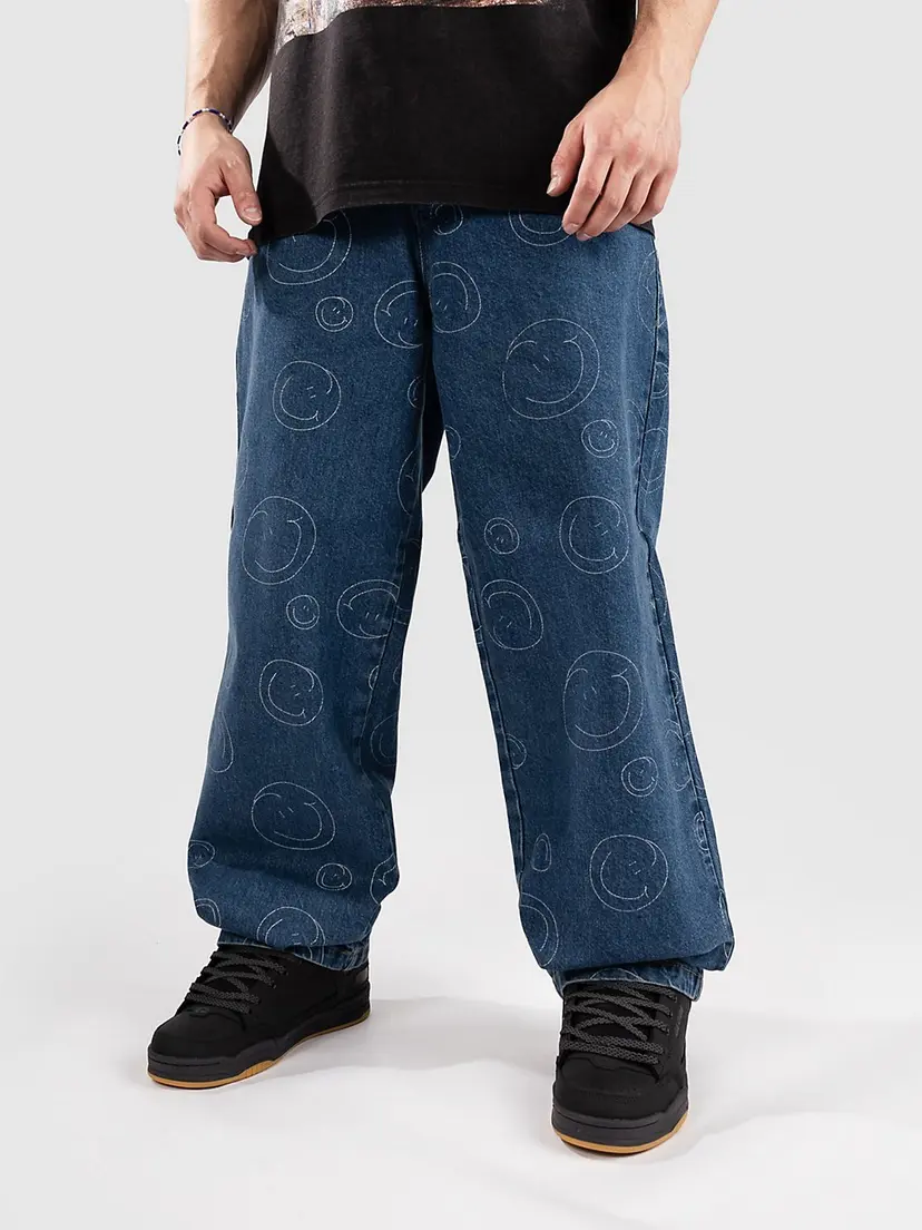 Blue Tomato Blue Tomato Smiley Denim Jeans blå