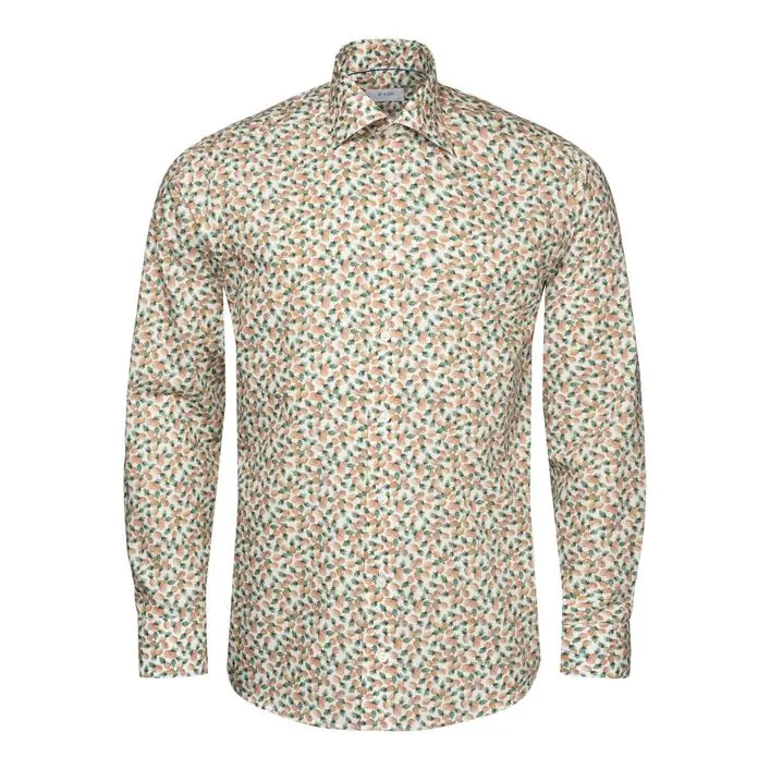 ETON Pineapple Twill Print Shirt