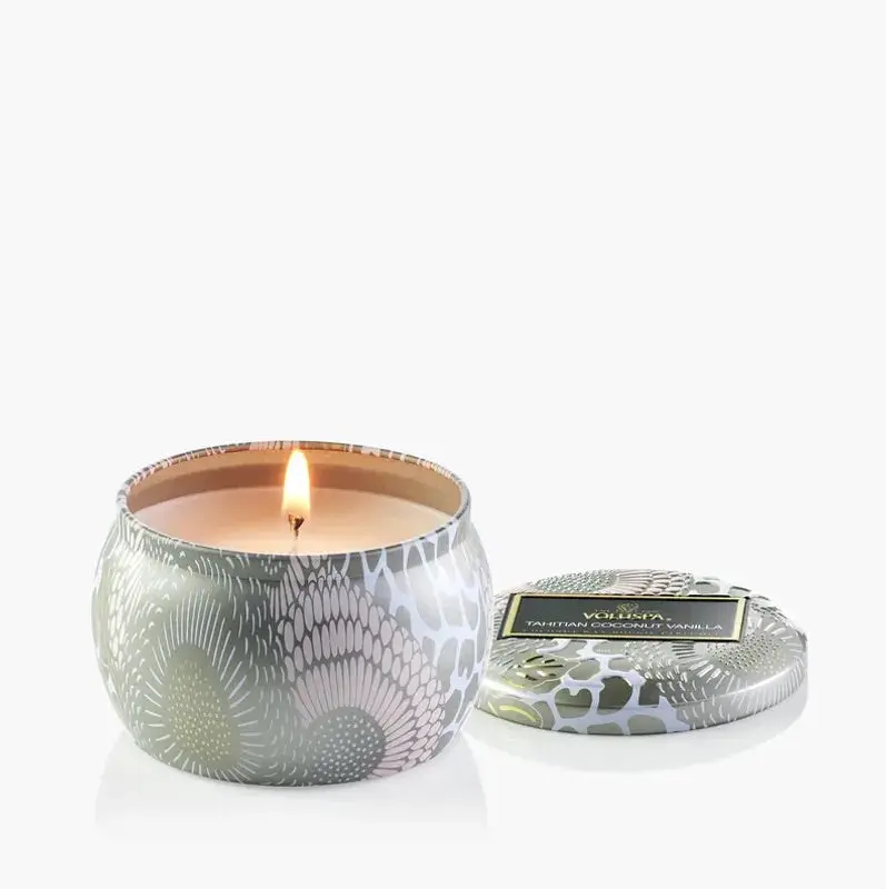 VOLUSPA Mini Tin Candle 113g - Tahitian Coconut Vanilla