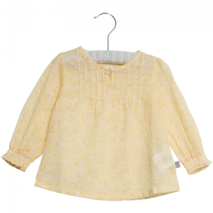 Wheat Gul Blomstrete Wheat Shirt Hanne Bluse (74 / 9 mnd)