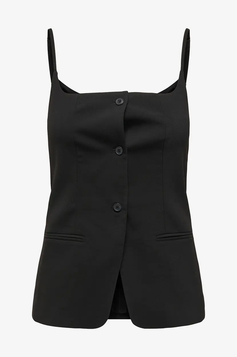 ONLY Topp onlAdora Strap Vest Top Tlr - Svart