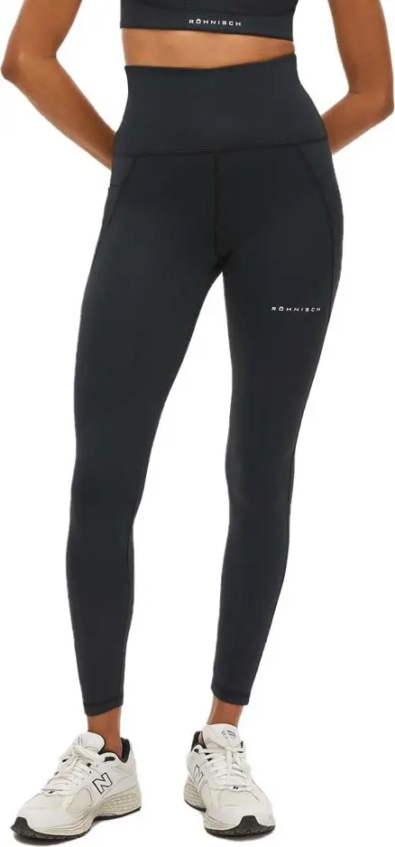Röhnisch Röhnisch Women's Flattering Curved High Waist Tights Black