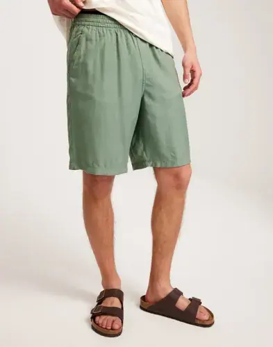 Jack & Jones Jack & Jones Jpstkarl Jjaaron Tencel Jogger Shor Tynne shorts Grønn