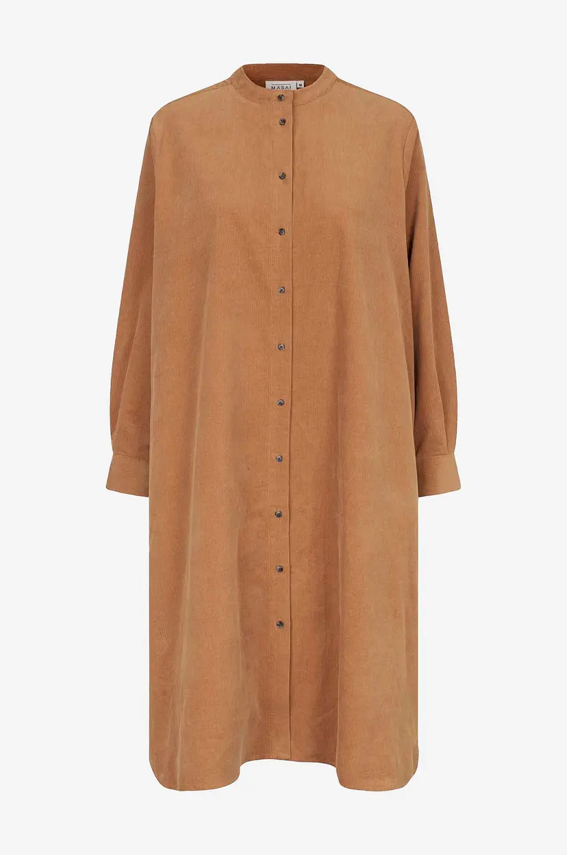 Masai Skjortekjole MaNaja Dress - Brun
