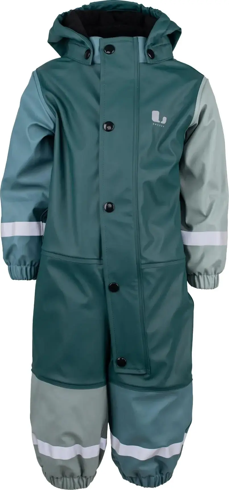 Lindberg Lindberg Kids' Fagerhult Rain Baby Overall Fleece Lagoon/Mint Green