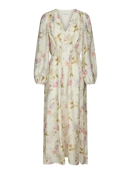 Neo Noir Neo Noir - Silfi Vintage Flower Dress - Off White
