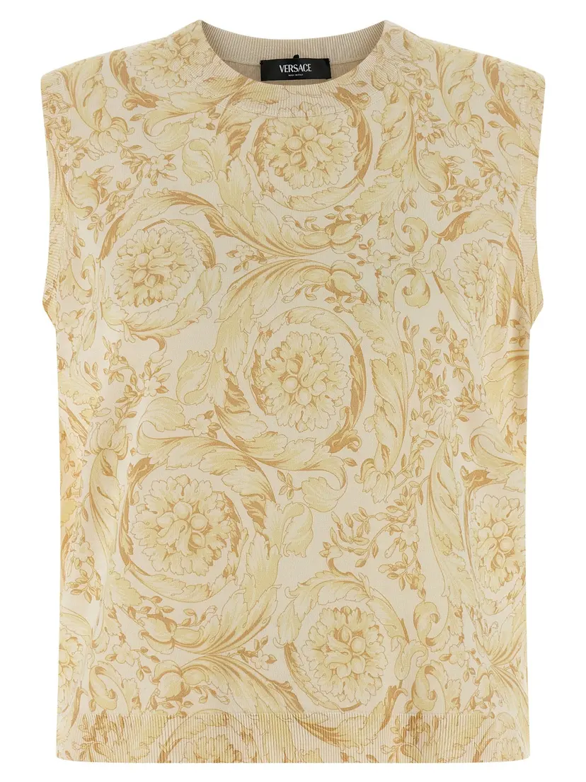 Versace Versace Strikkegensere – Gul