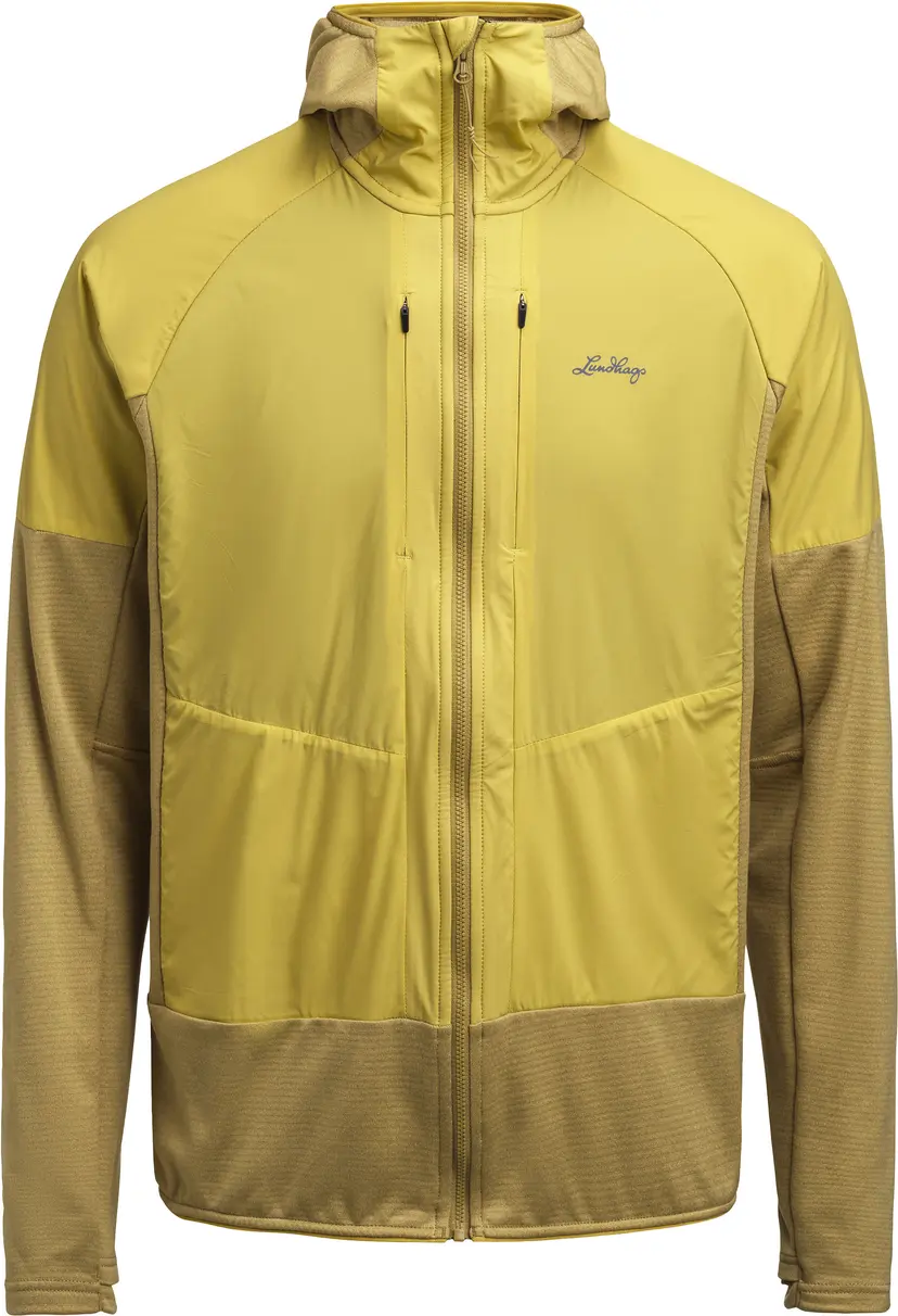 Lundhags Lundhags Men's Padje Windbreaker Hoodie Straw/bamboo