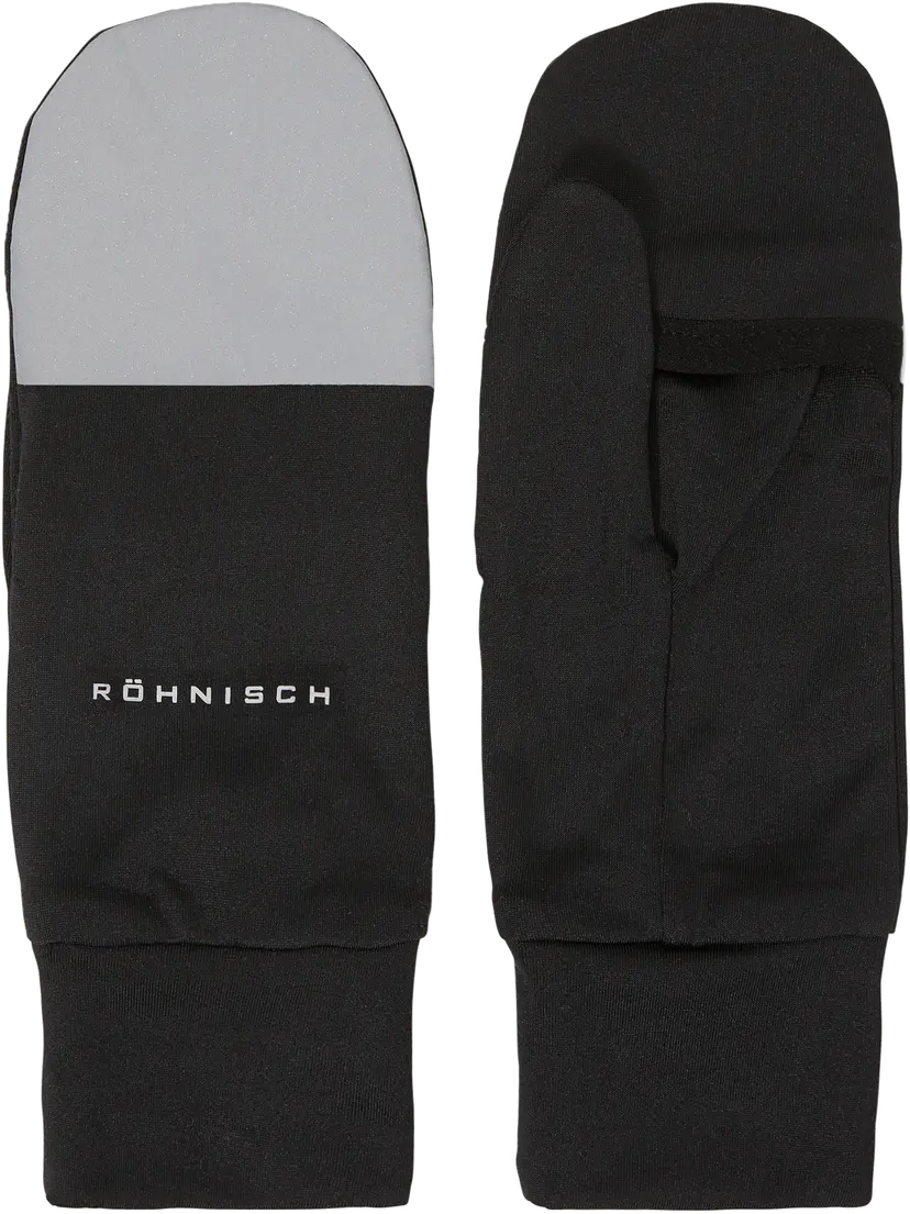 Röhnisch Röhnisch Women's Glow Running Mittens Black