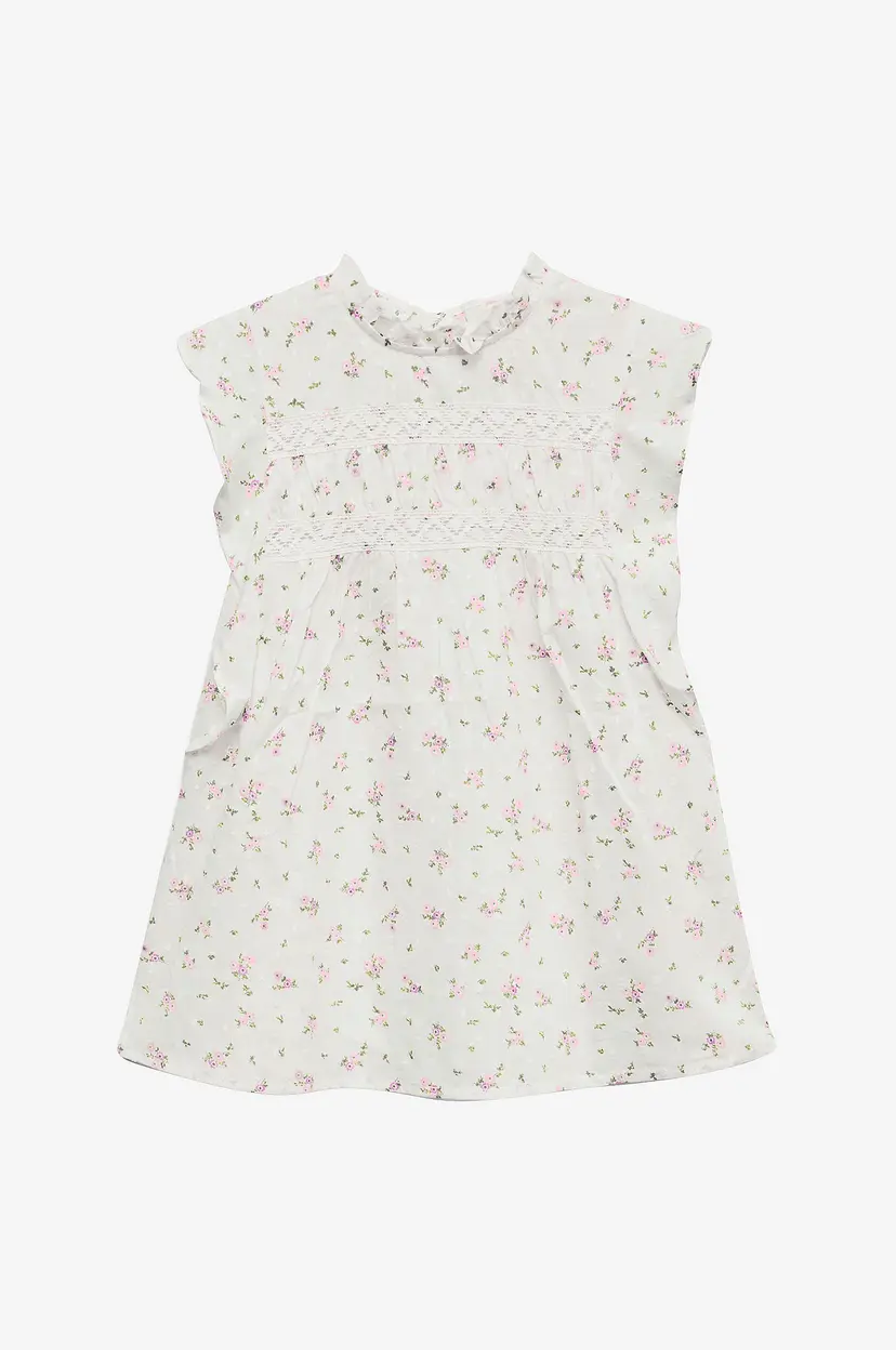 Vero Moda Girl Bluse vmTrine SL Lace - Hvit
