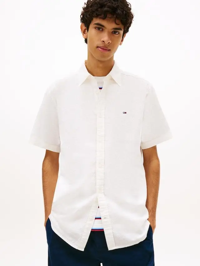 Tommy Jeans TJM REG SEERSUCKER SHIRT EXT