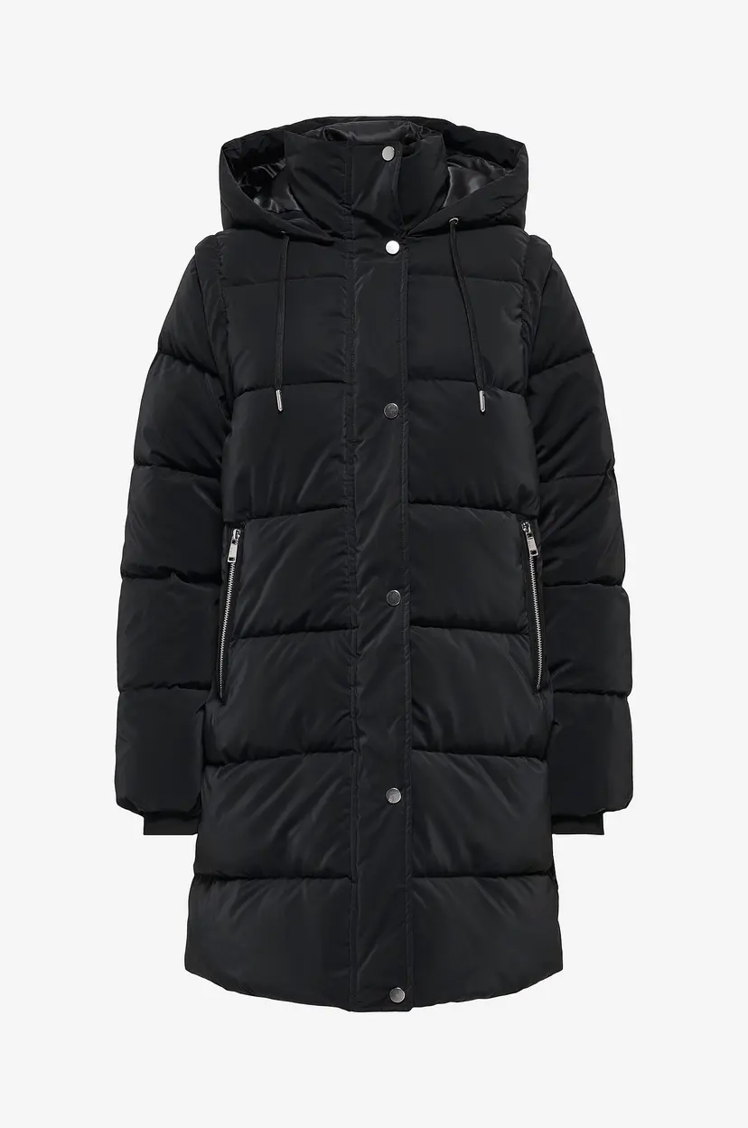 Only Carmakoma Pufferjakke Cardixie 2in1 Puffer Coat Otw - Svart