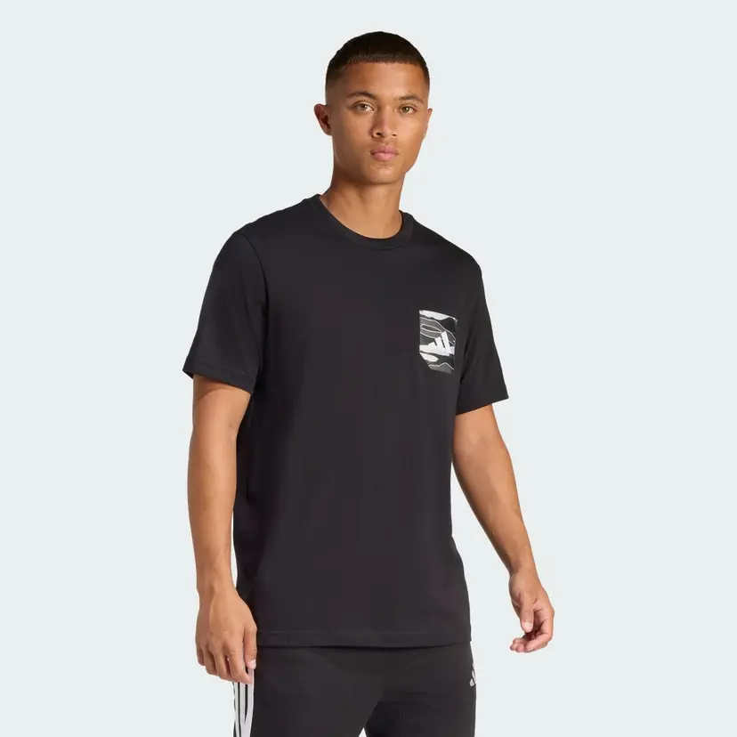 Adidas CAMO WOVEN POCKET GRAPHIC T-SHIRT
