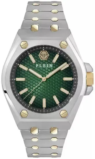 Philipp Plein Philipp Plein Herreklokke PWPMA0224 Plein Extreme Grønn/Gulltonet