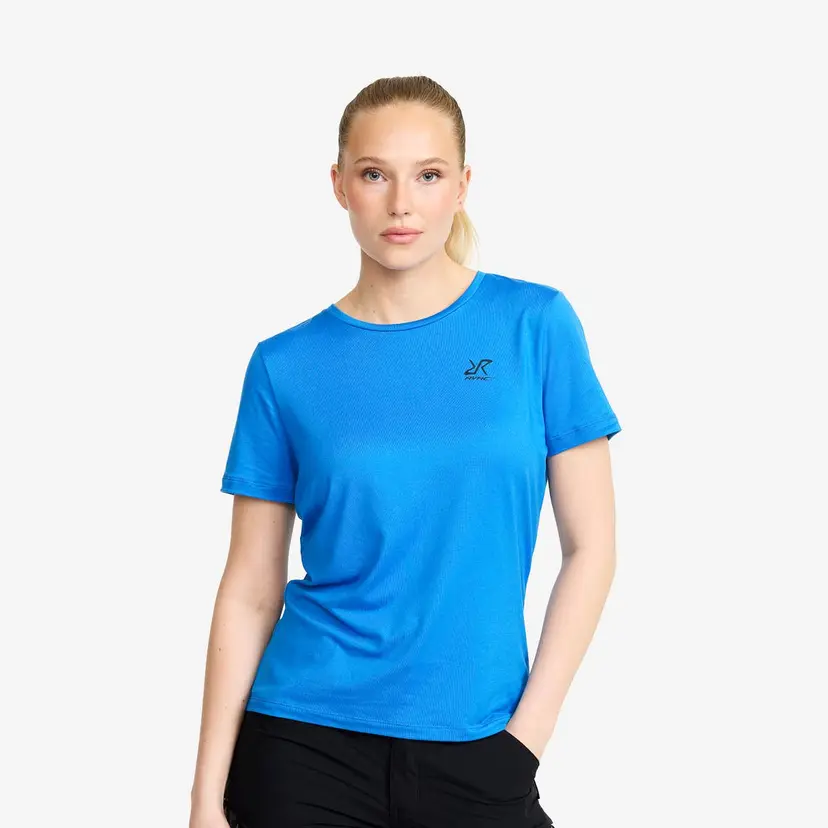 RevolutionRace Mission T-shirt Dame French Blue