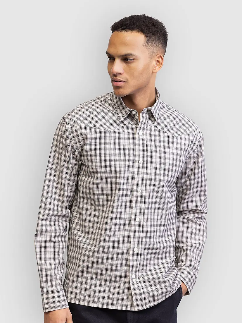 Redefined Rebel Redefined Rebel RRDavis Boxy Fit Skjorte brun