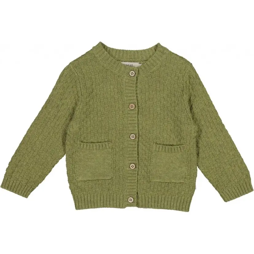 Wheat Grønn Wheat Alf Cardigan (80 / 1 år)