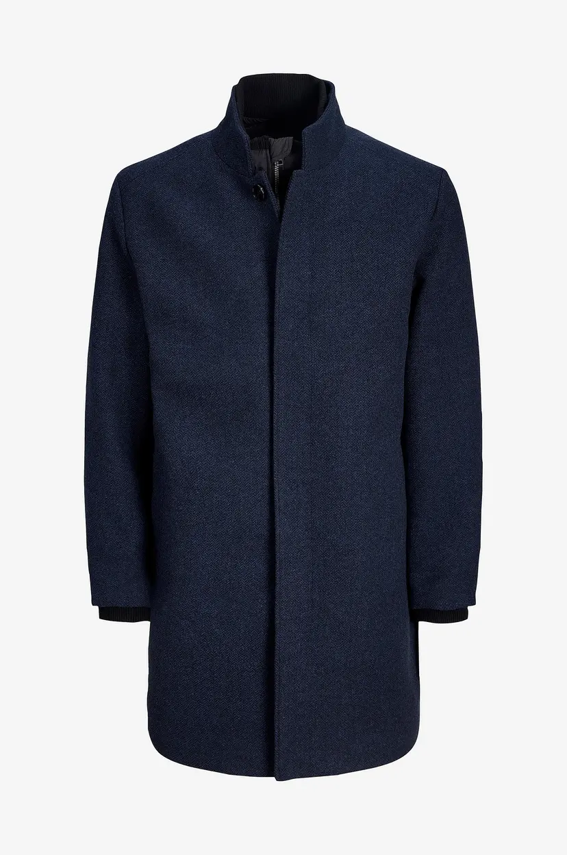 Jack & Jones Frakk Jjemelton Wool Blend - Blå