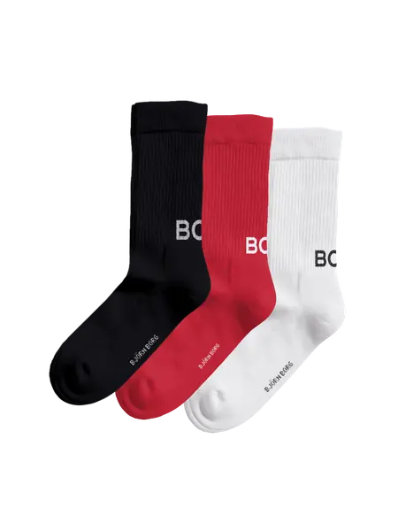 Björn Borg Classic Polyamide Crew Socks 3-pack
