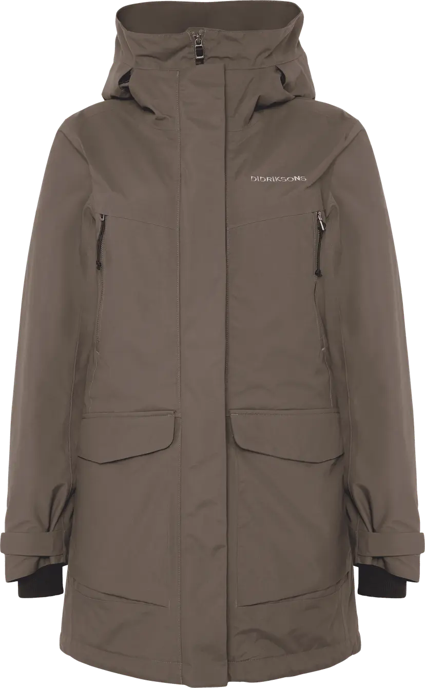Didriksons Didriksons Women's Felia Parka Mocha Brown