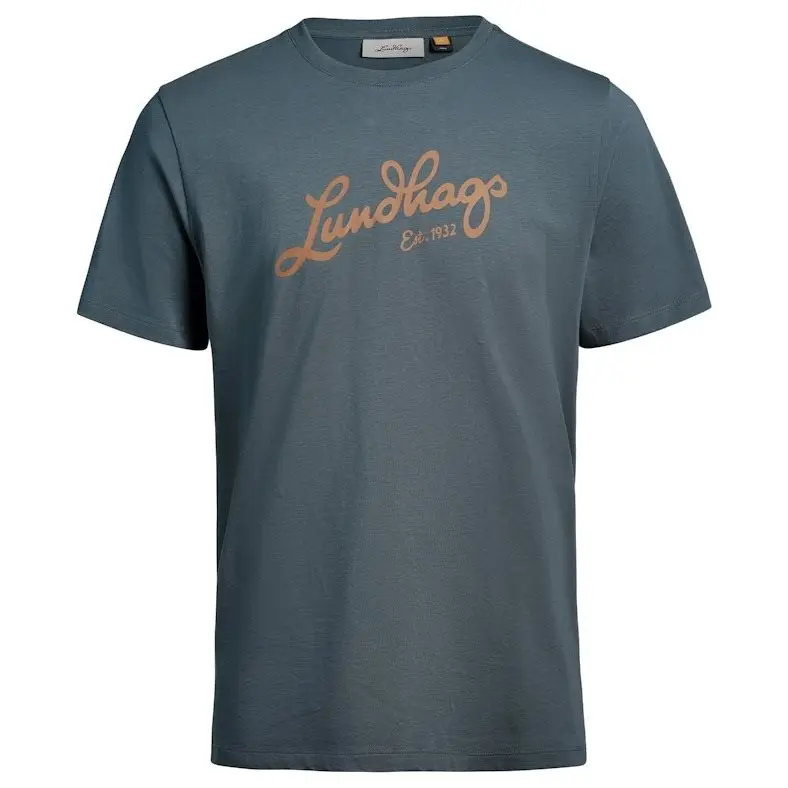 Lundhags Lundhags Järpen Logo T-shirt M Dk Sky Blue