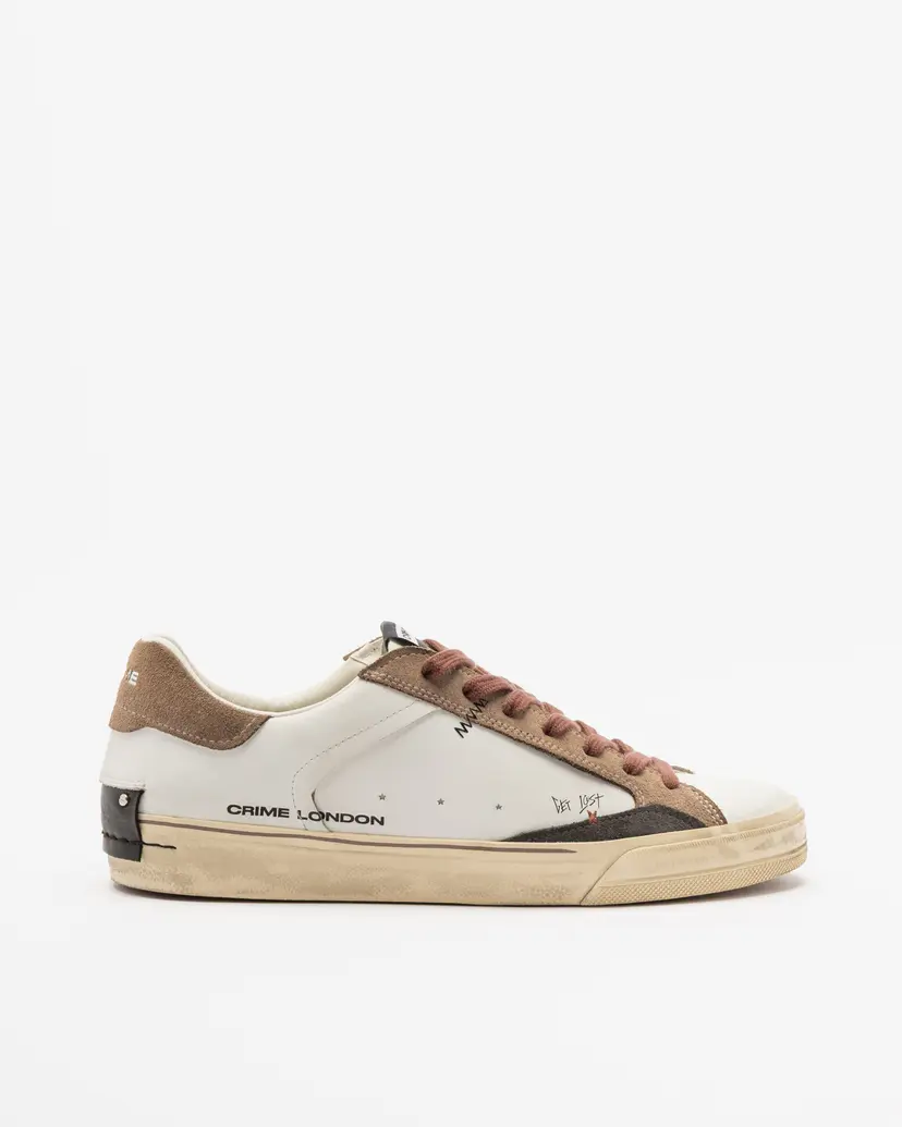 Crime London Crime London DECONSTRUCTED White White sneakers