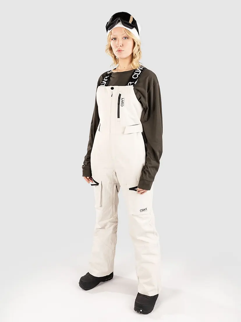 CLWR CLWR Slash Bib Bib Pant hvit
