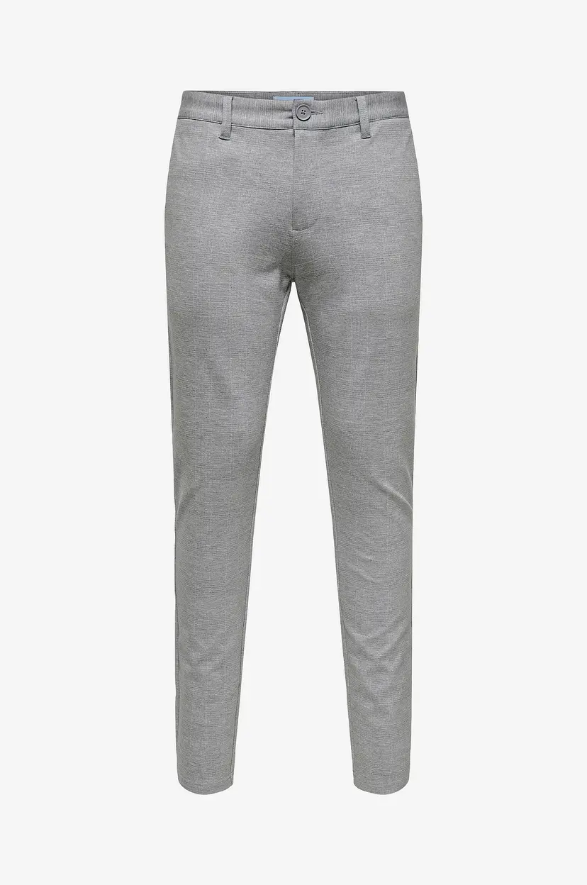 Only & Sons Bukser onsMark Check Pants HY 9887 - Grå