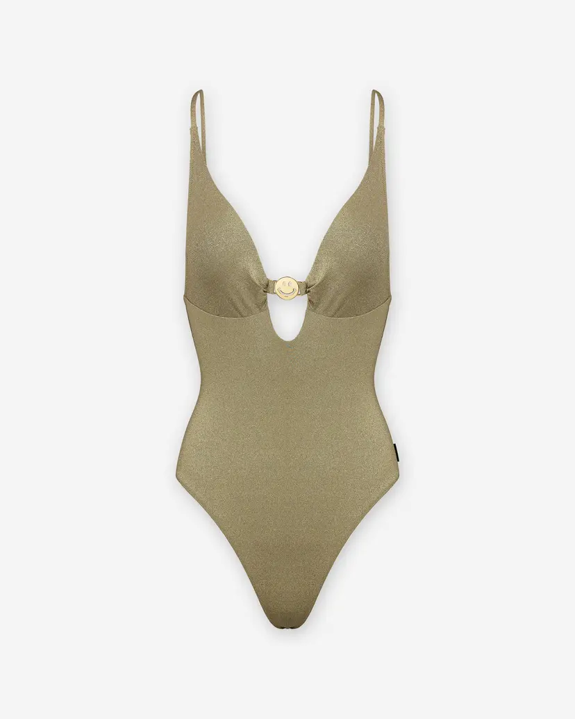 Moschino Swim Moschino Swim V2A4912 Golden Swimsuit