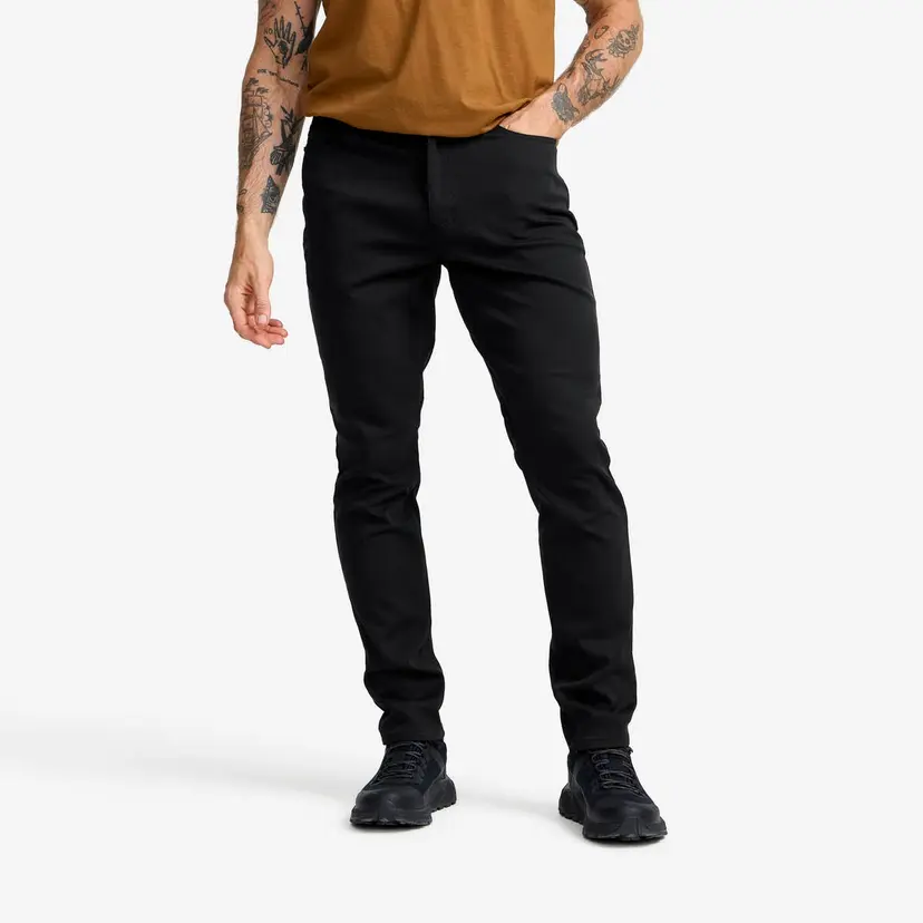 RevolutionRace Path Stretch Jeans Herre Black