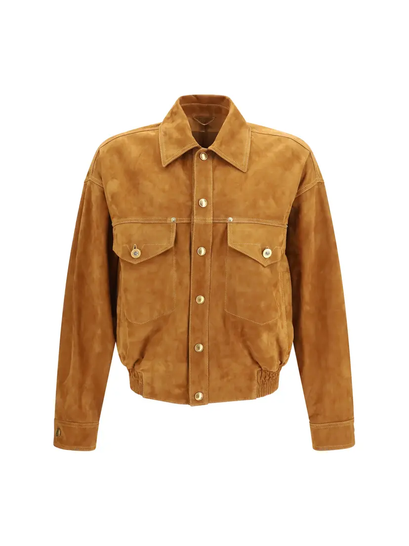 Versace Versace Skinnjakker – Brun