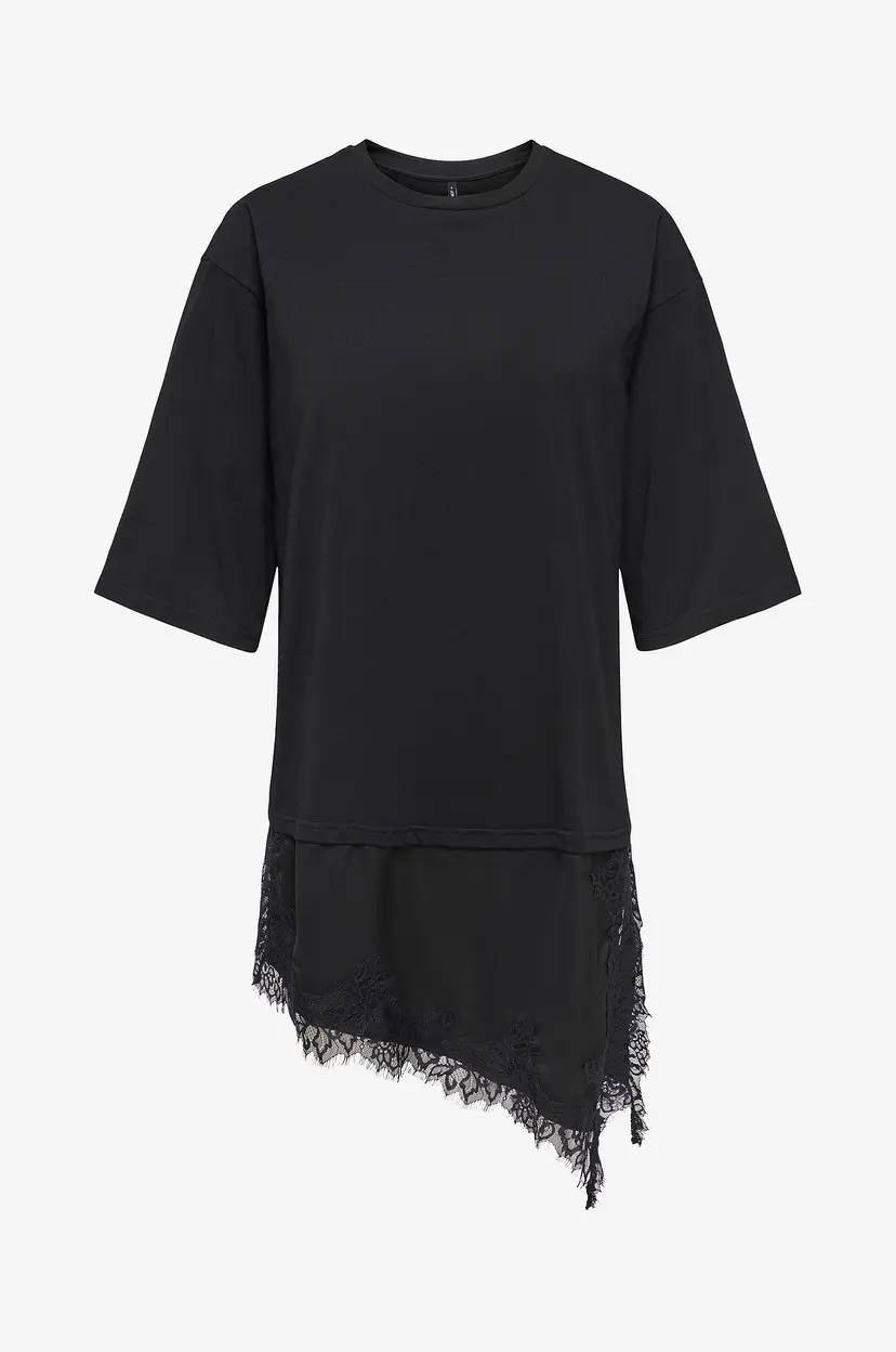 ONLY Topp Onlmadelyn S/S Lace Top Jrs - Svart