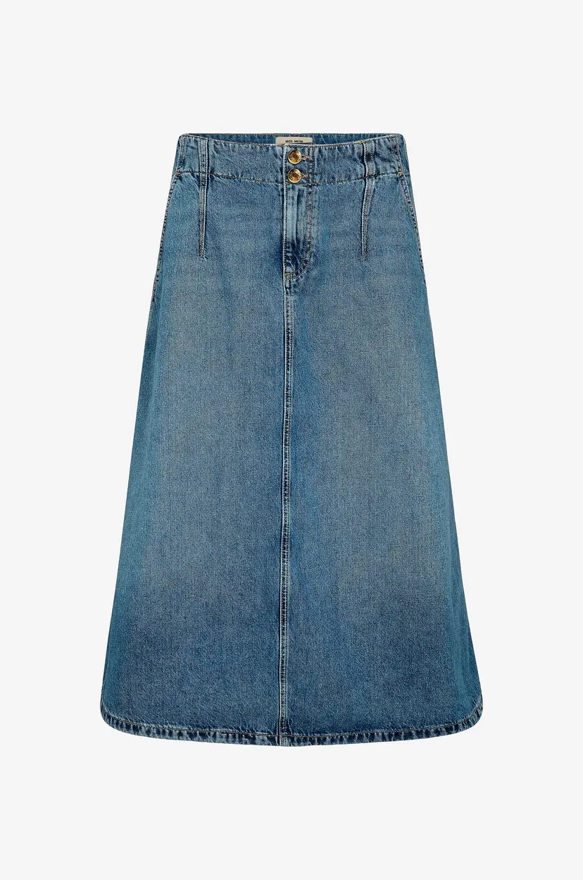 Mos Mosh Denim skjørt mmLeala - Blå