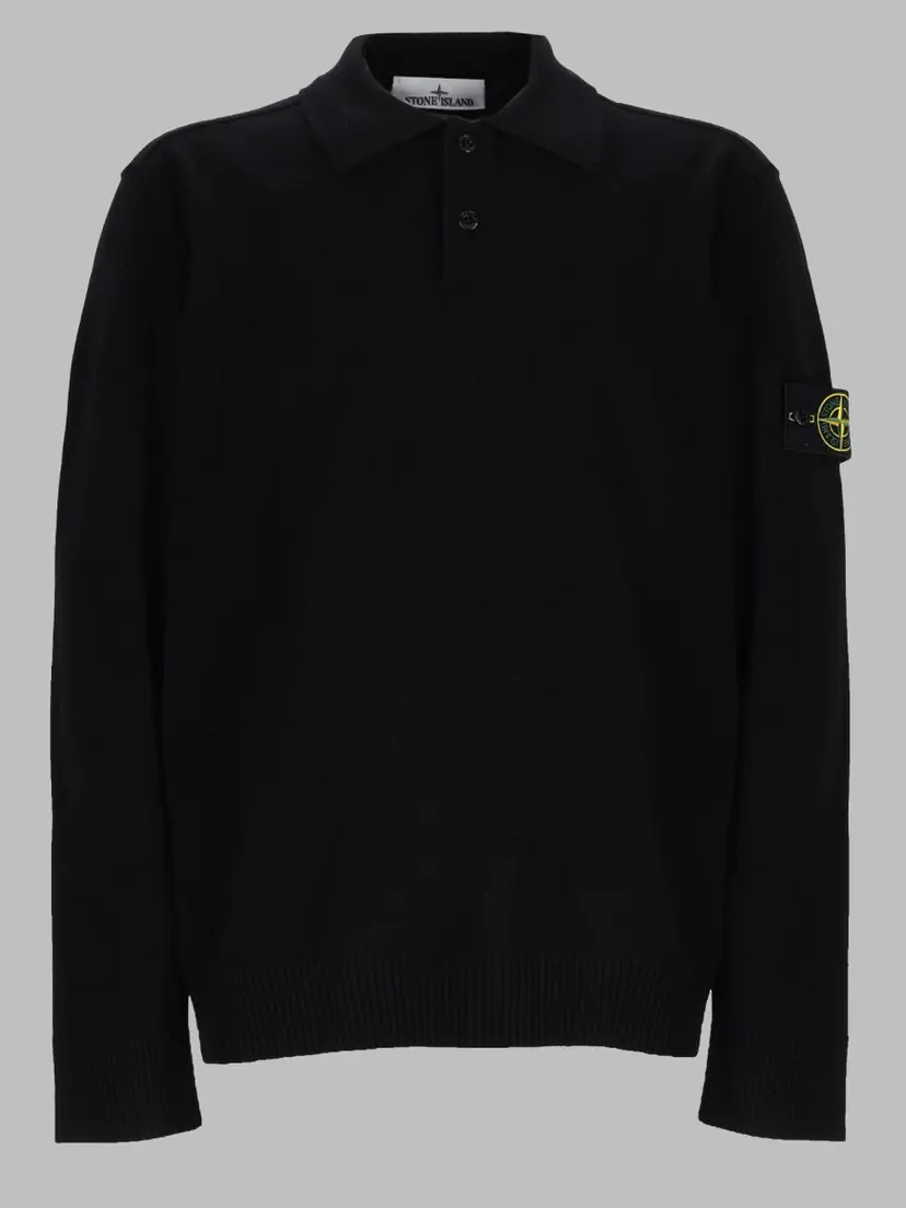 Stone Island Stone Island Strikkegensere – Svart
