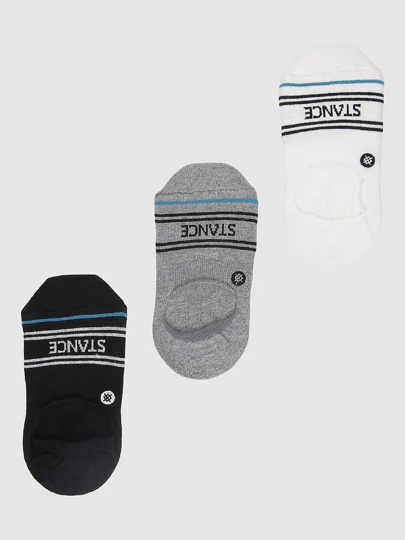 Stance Stance Basic 3 Pack No Show Socks mønster