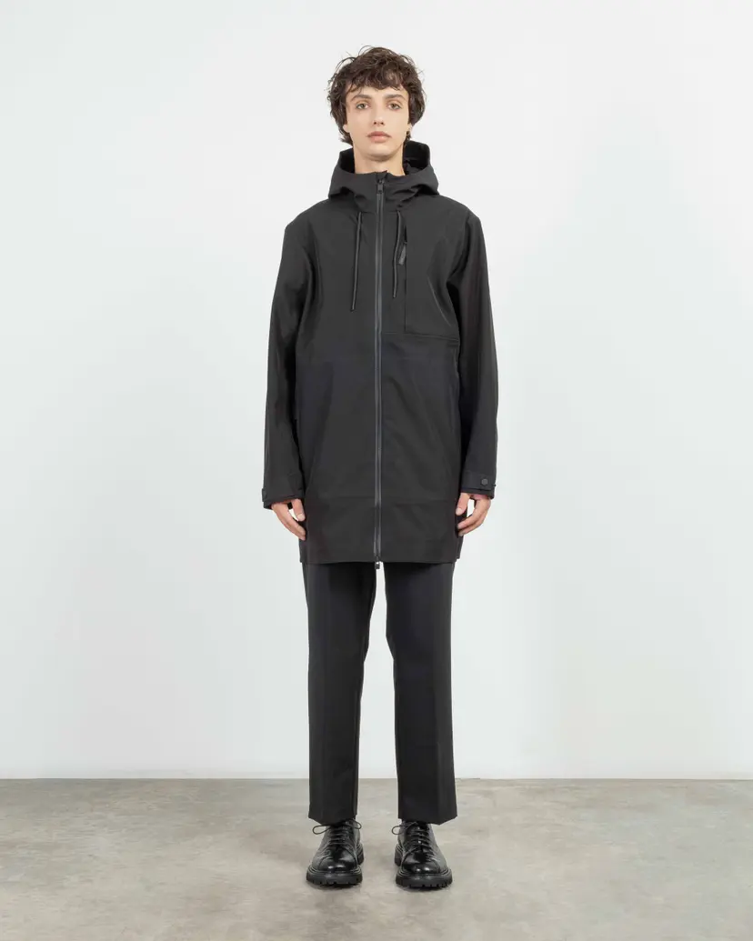 Rains Parka impermeável comprida Rains 12630 Preto