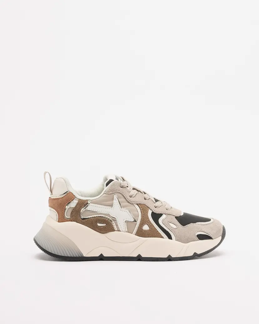 Just Say Wizz Just Say Wizz SARAH-W Taupe Sneakers