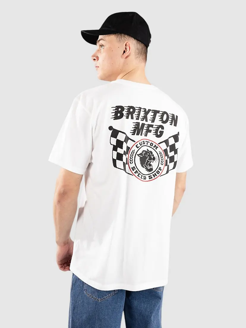 Brixton Brixton Dunbar T-skjorte hvit