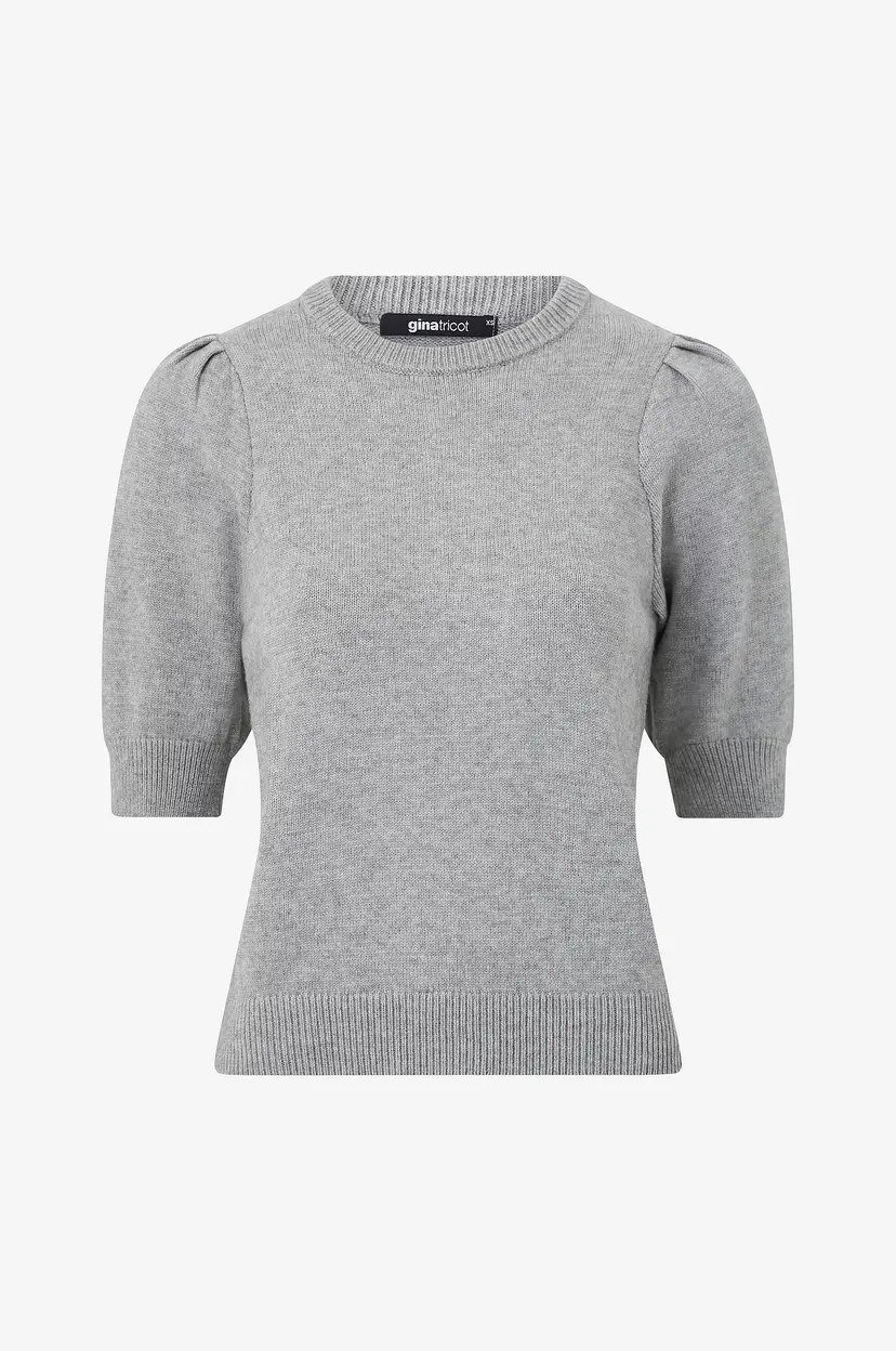 Gina Tricot Topp Knitted Top - Grå