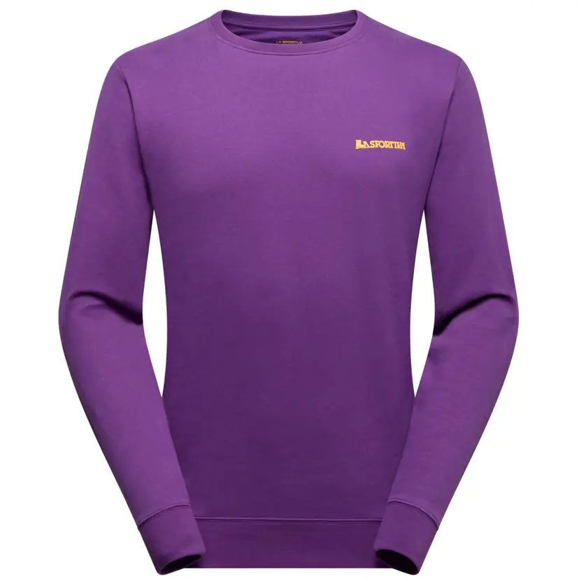 La Sportiva La Sportiva M's Climbing On The Moon Sweatshirt Viola/Giallo