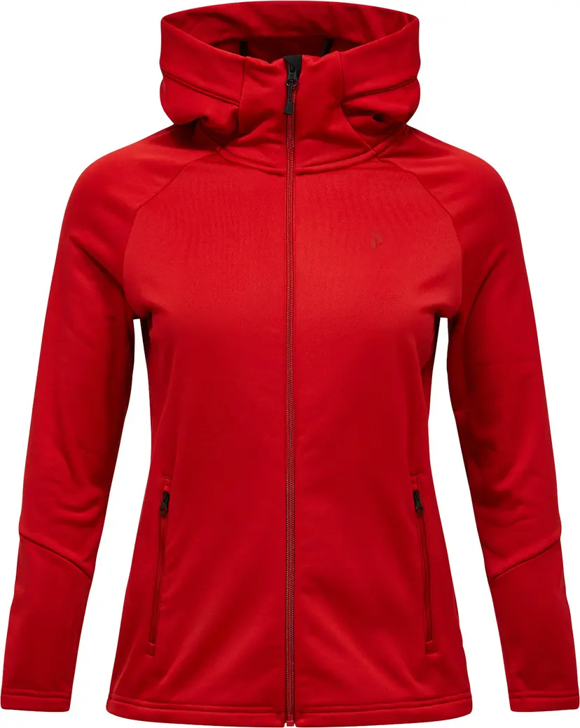 Peak Performance Peak Performance Women's Rider Essentials Zip Hood Red Pompeian