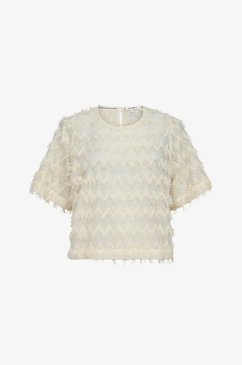 Co'couture Bluse TriangleCC SS - Natur