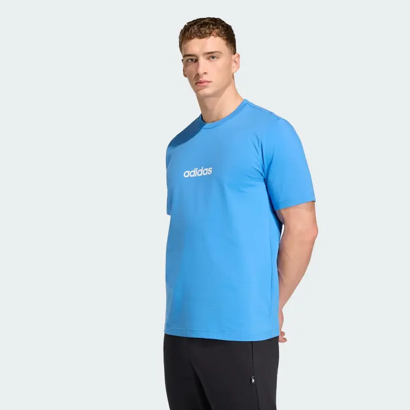 Adidas Essentials Linear Single Jersey T-skjorte