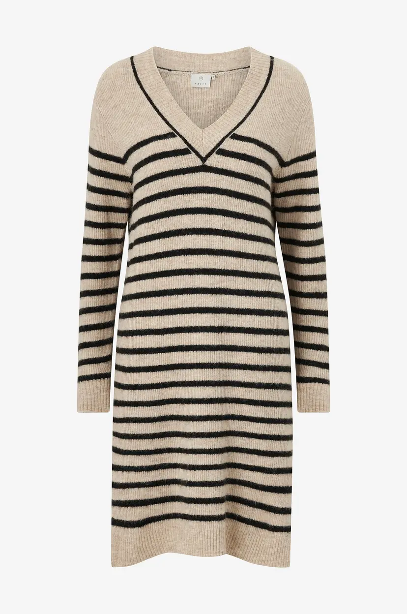 Kaffe Kjole kaJuno Knit Dress - Beige