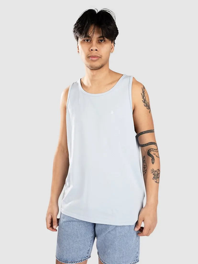 Volcom Volcom Stone Blanks Bsc Singlet blå