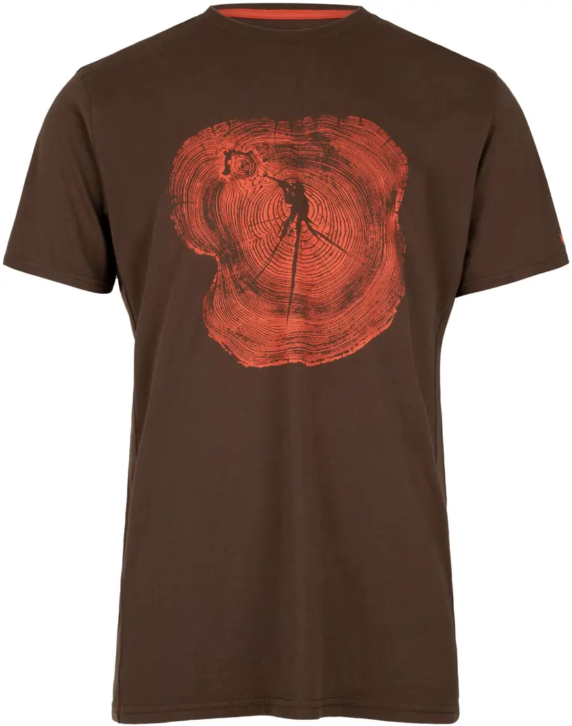 Härkila Härkila Bullseye Wood T-shirt Slate Brown
