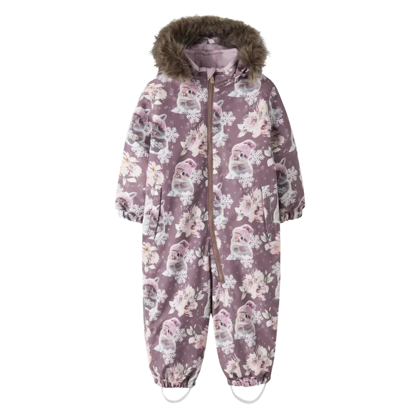 NAME IT Name It - Vinterdress Snow10 Grape Shake