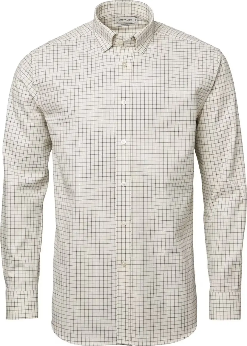 Chevalier Chevalier Men's Luton Shirt Stormy Blue Tattersall