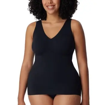 Schiesser Schiesser Invisible Soft Padded Tank Top Svart 44 Dame