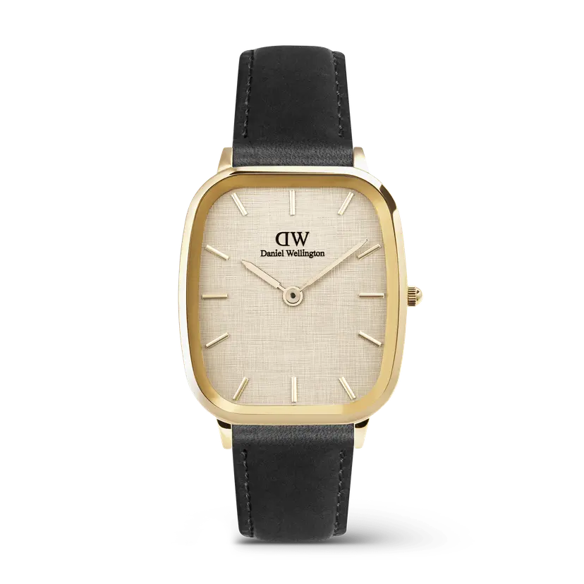 Daniel Wellington Gold 32x36,3mm Watch Marlon Sheffield Linen | DW